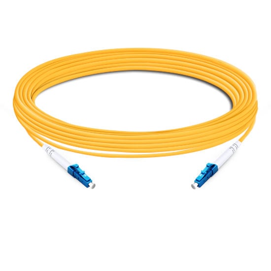 Simplex OS2 9/125 LC-LC Single Mode Fiber Optic Cable 15m | FiberMall