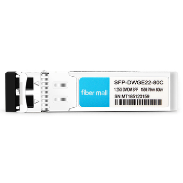 H3C DWDM-SFP1G-59.79-80 Compatible 1.25G DWDM SFP C22 100GHz 1559.79nm 80km LC SMF DDM Transceiver Module