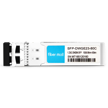 H3C DWDM-SFP1G-58.98-80 Compatible 1.25G DWDM SFP C23 100GHz 1558.98nm 80km LC SMF DDM Transceiver Module