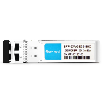 H3C DWDM-SFP1G-54.13-80 Compatible 1.25G DWDM SFP C29 100GHz 1554.13nm 80km LC SMF DDM Transceiver Module