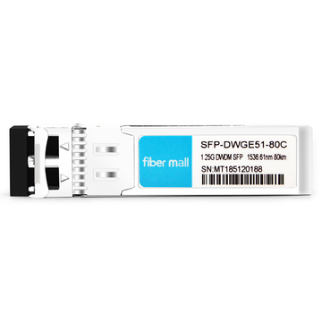 H3C DWDM-SFP1G-36.61-80 Compatible 1.25G DWDM SFP C51 100GHz 1536.61nm 80km LC SMF DDM Transceiver Module